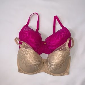 2 great condition Natori Flora under ire bras